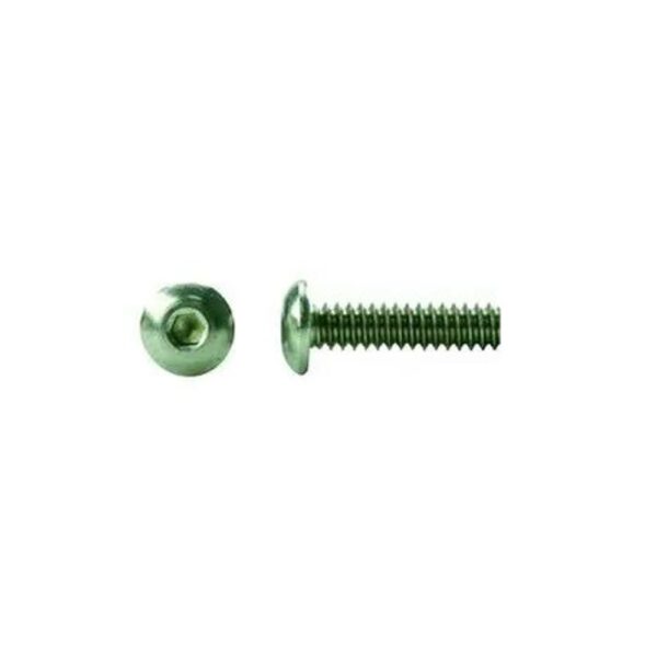 A closeup shot of a screw from side and above